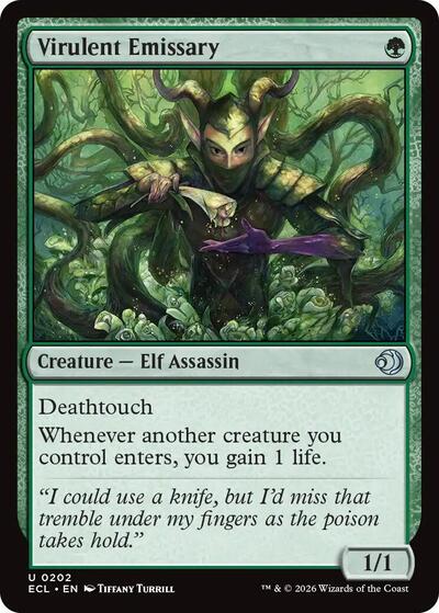 Virulent Emissary (Lorwyn Eclipsed) Near Mint Foil