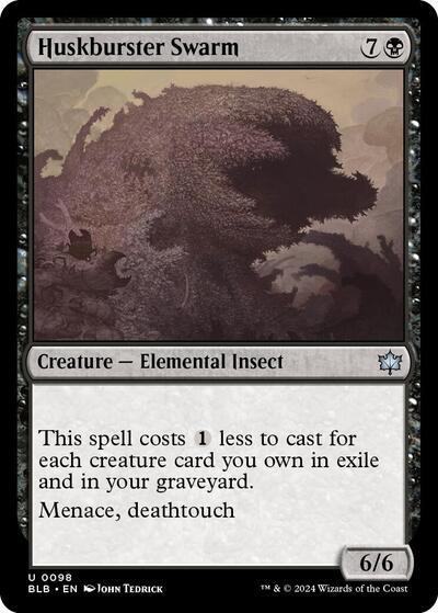 Huskburster Swarm (Bloomburrow) Near Mint Foil