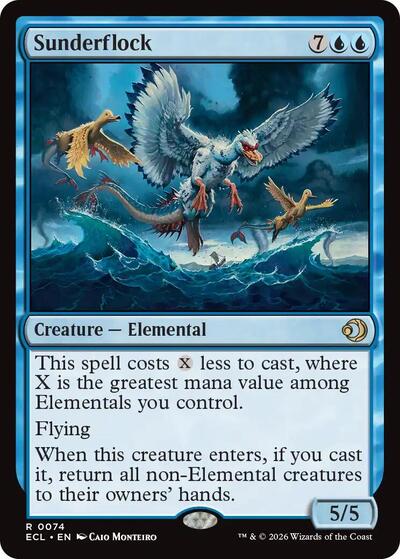 Sunderflock (Lorwyn Eclipsed) Near Mint Foil