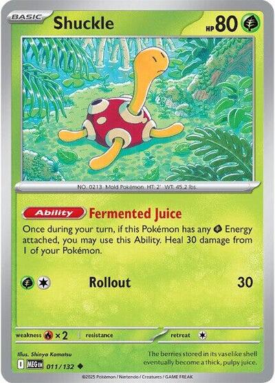 Shuckle - 011 (ME01: Mega Evolution) Near Mint