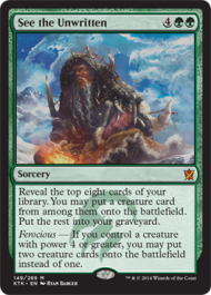 See the Unwritten (Khans of Tarkir) Light Play