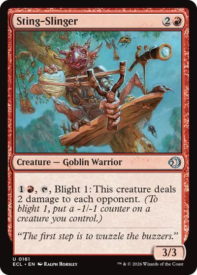 Sting-Slinger (Lorwyn Eclipsed) Near Mint Foil