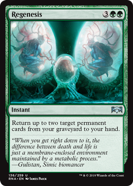Regenesis (Ravnica Allegiance) Light Play Foil