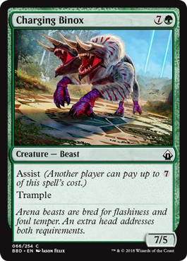 Charging Binox (Battlebond) Light Play Foil