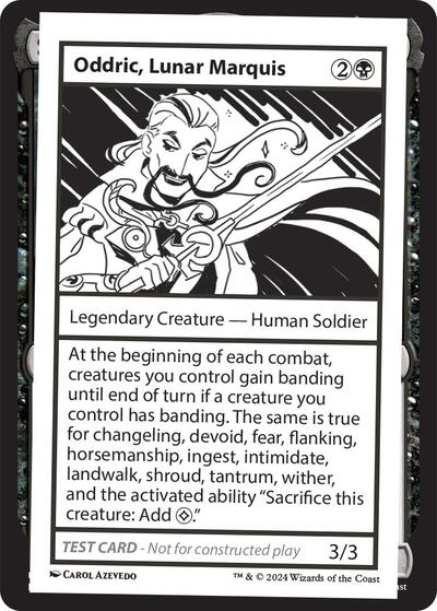 Oddric, Lunar Marquis (Mystery Booster 2 Playtest Cards) Near Mint