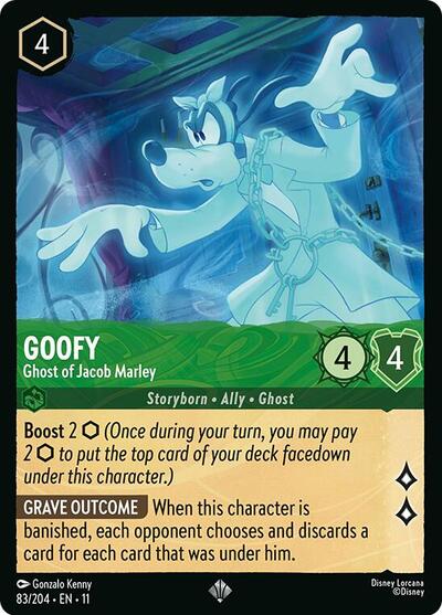 Goofy - Ghost of Jacob Marley (Winterspell) Near Mint Cold Foil