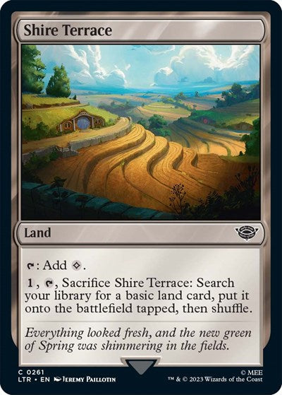 Shire Terrace (Universes Beyond: The Lord of the Rings: Tales of Middle-earth) Light Play Foil