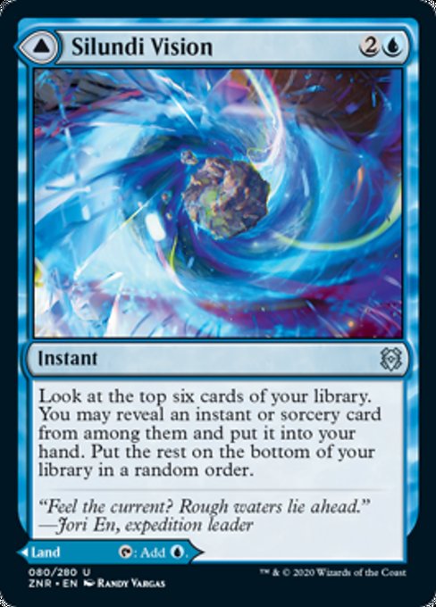 Silundi Vision Silundi Isle (Zendikar Rising) Light Play