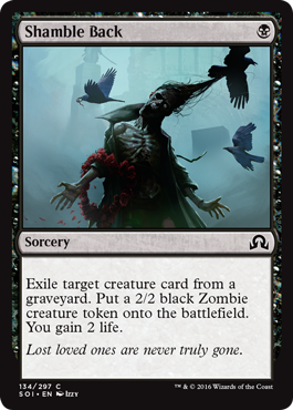 Shamble Back (Shadows Over Innistrad) Light Play