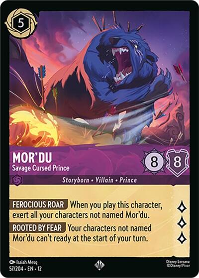 Mor'du - Savage Cursed Prince (Wilds Unknown) Near Mint