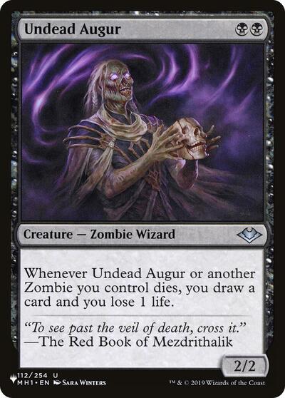 Undead Augur (The List) Near Mint