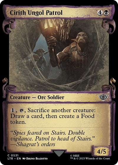 Cirith Ungol Patrol (Showcase Scrolls) (Universes Beyond: The Lord of the Rings: Tales of Middle-earth) Light Play