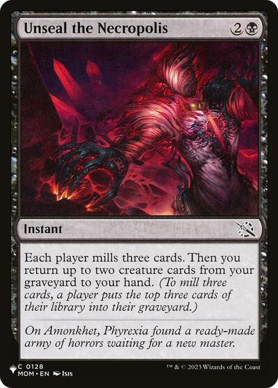 Unseal the Necropolis (The List) Near Mint