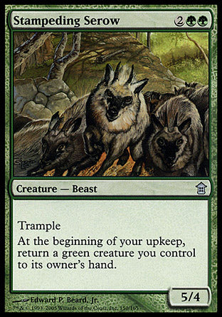 Stampeding Serow (Saviors of Kamigawa) Light Play