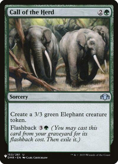 Call of the Herd (The List) Near Mint