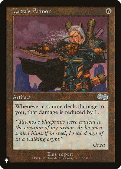 Urza's Armor (The List) Light Play