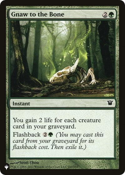 Gnaw to the Bone (The List) Near Mint