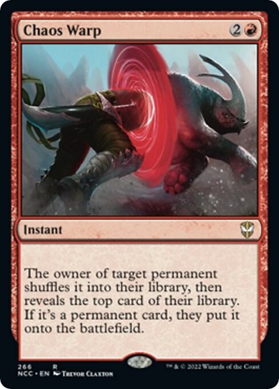 Chaos Warp (Commander: Streets of New Capenna) Light Play