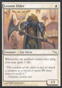 Leonin Elder (Mirrodin) Light Play