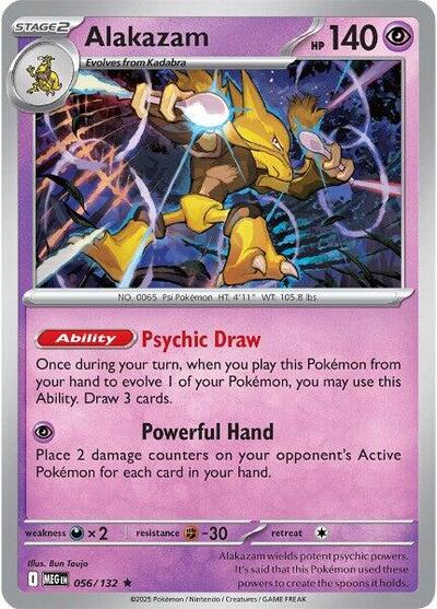 Alakazam (ME01: Mega Evolution) Near Mint Reverse Holofoil