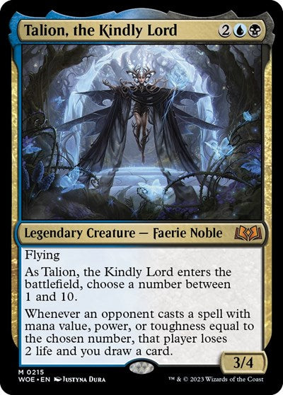 Talion, the Kindly Lord (Wilds of Eldraine) Near Mint Foil