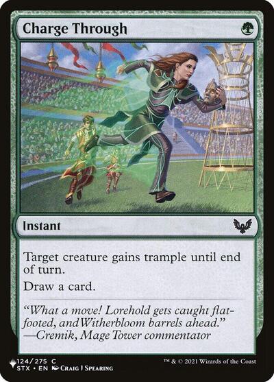 Charge Through (The List) Near Mint