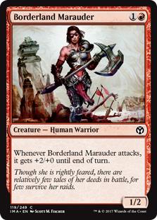 Borderland Marauder (Iconic Masters) Light Play Foil