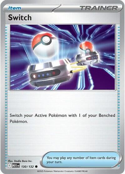 Switch (ME01: Mega Evolution) Near Mint Reverse Holofoil