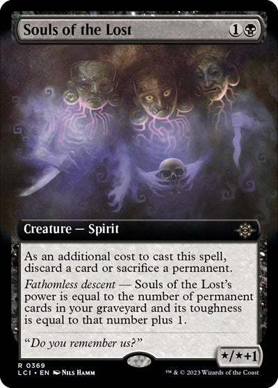 Souls of the Lost (Extended Art) (The Lost Caverns of Ixalan) Near Mint