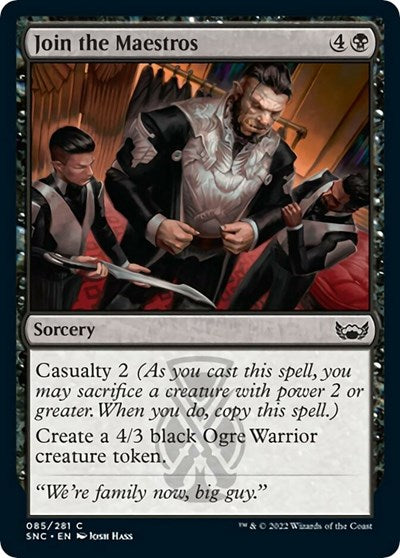 Join the Maestros (Streets of New Capenna) Light Play Foil
