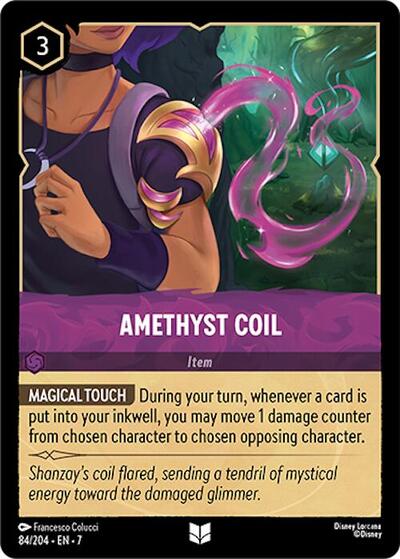 Amethyst Coil (Archazia's Island) Near Mint Cold Foil