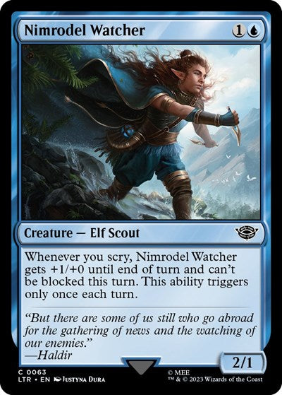 Nimrodel Watcher (Universes Beyond: The Lord of the Rings: Tales of Middle-earth) Near Mint Foil