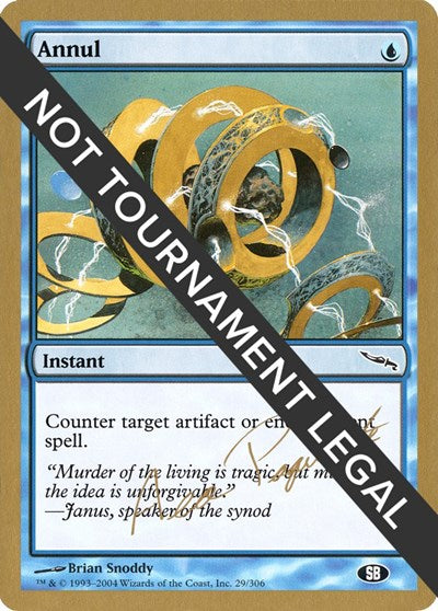 Annul - 2004 Aeo Paquette (MRD) (SB) (World Championship Decks) Light Play