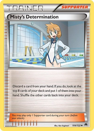 Misty's Determination (XY - BREAKpoint) Near Mint