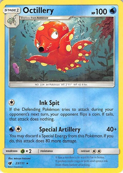 Octillery (SM - Crimson Invasion) Near Mint