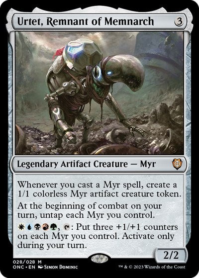 Urtet, Remnant of Memnarch (Commander: Phyrexia: All Will Be One) Near Mint