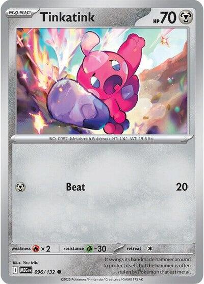 Tinkatink (ME01: Mega Evolution) Near Mint Reverse Holofoil