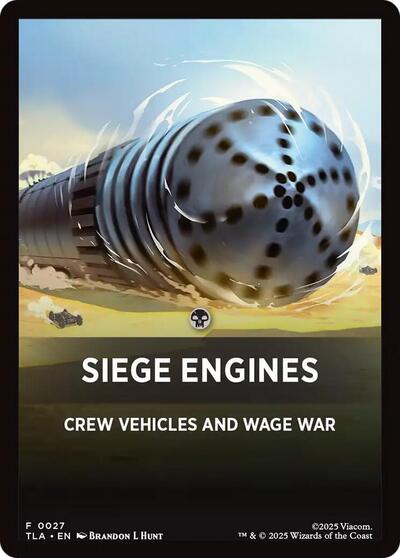 Siege Engines Theme Card (Avatar: The Last Airbender) Near Mint