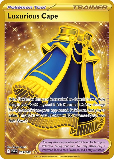 Luxurious Cape - 265 (Scarlet and Violet: Paradox Rift) Near Mint Holofoil