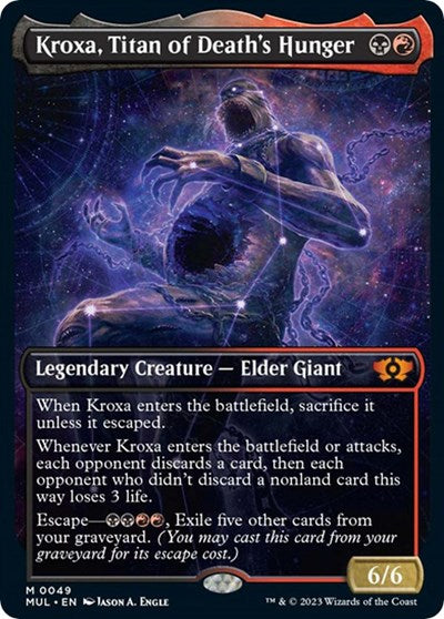Kroxa, Titan of Death's Hunger (March of the Machine: Multiverse Legends) Near Mint