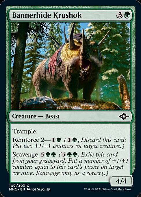 Bannerhide Krushok (Modern Horizons 2) Light Play Foil