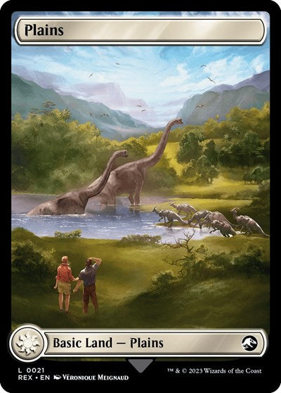 Plains (21) (Universes Beyond: Jurassic World Collection) Light Play Foil