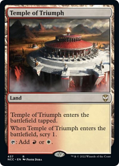 Temple of Triumph (Commander: Streets of New Capenna) Light Play
