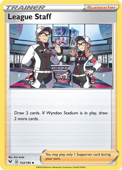 League Staff (SWSH04: Vivid Voltage) Near Mint