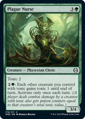 Plague Nurse (Phyrexia: All Will Be One) Near Mint Foil