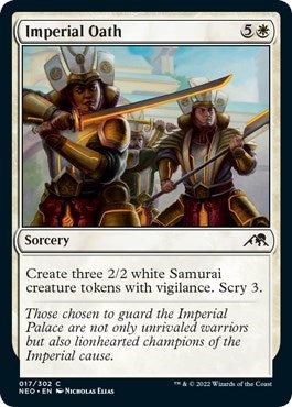 Imperial Oath (Kamigawa: Neon Dynasty) Near Mint Foil