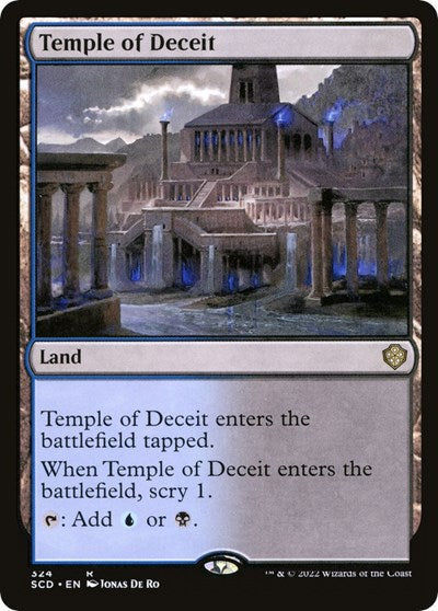 Temple of Deceit (Commander 2022 Starter Decks) Light Play