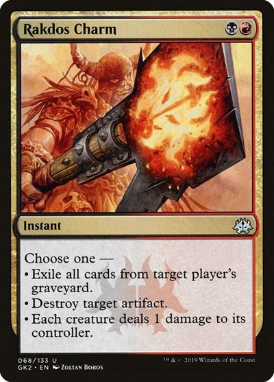Rakdos Charm (Ravnica Allegiance: Guild Kits) Light Play