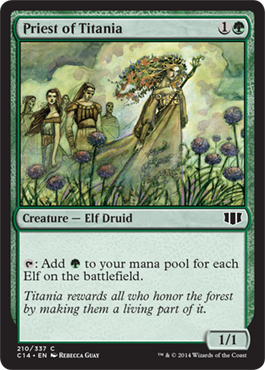 Priest of Titania (Commander 2014 Edition) Light Play