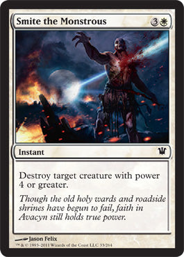 Smite the Monstrous (Innistrad) Light Play